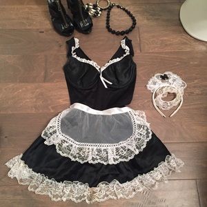 French maid costume 🖤 SZ x-small